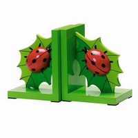 Boekensteun lieveheersbeest groen 