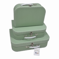 Koffer set van 3 groen 