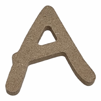 Mdf Letters Blank  6 cm : A