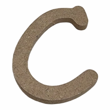 Mdf Letters Blank  6 cm : C