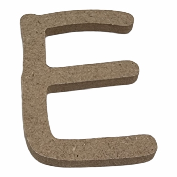Mdf Letters Blank  6 cm : E