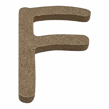 Mdf Letters Blank  6 cm : F
