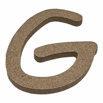 Mdf Letters Blank  6 cm : G