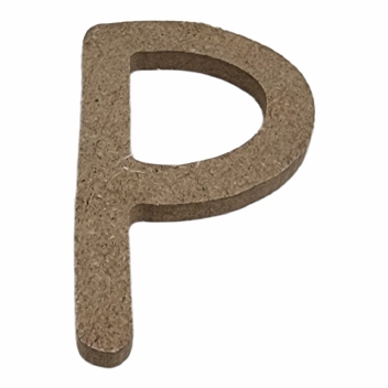 Mdf Letters Blank  6 cm : P