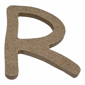 Mdf Letters Blank  6 cm : R