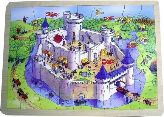 Legpuzzel kasteel 41 stukjes